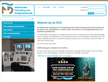 Tablet Screenshot of duikgeneeskunde.nl